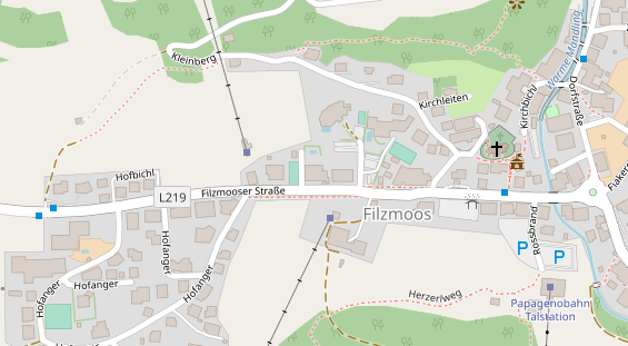 Restaurant auf Karte