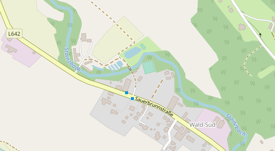 Restaurant auf Karte