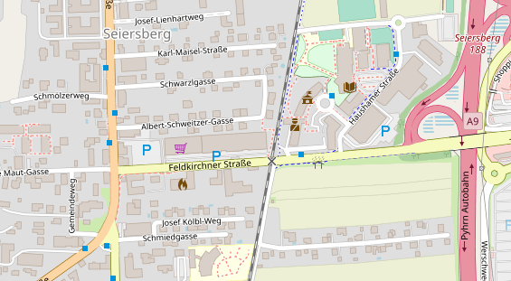 Restaurant auf Karte