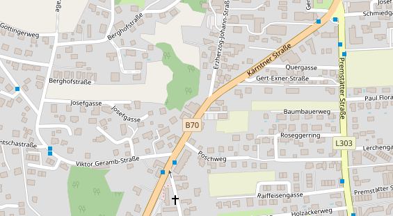 Restaurant auf Karte