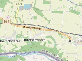 Restaurant auf Karte