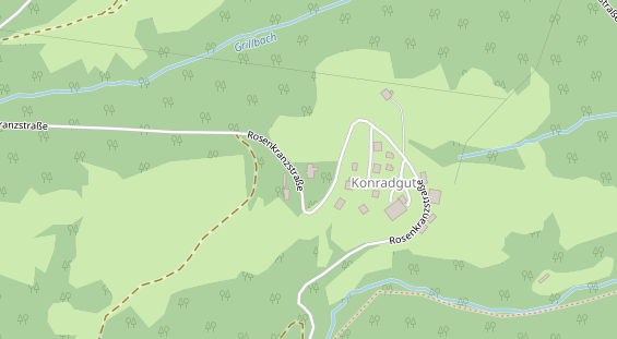 Restaurant auf Karte