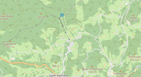 Restaurant auf Karte