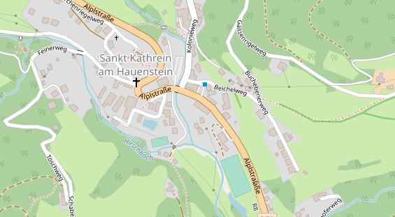 Restaurant auf Karte