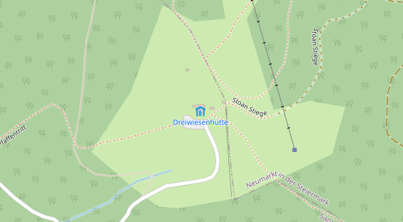 Restaurant auf Karte