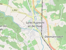 Restaurant auf Karte