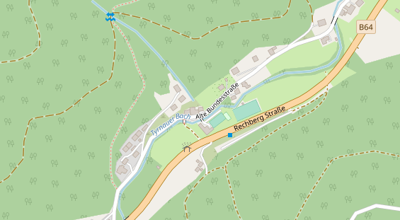 Restaurant auf Karte