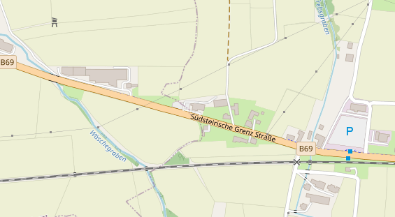 Restaurant auf Karte