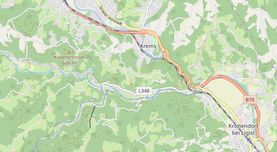 Restaurant auf Karte