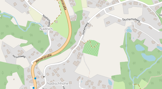 Restaurant auf Karte