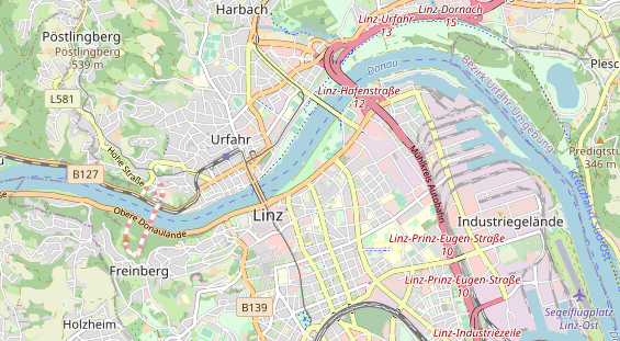 Restaurant auf Karte