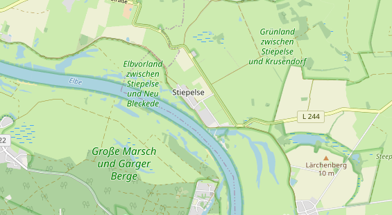 Restaurant auf Karte