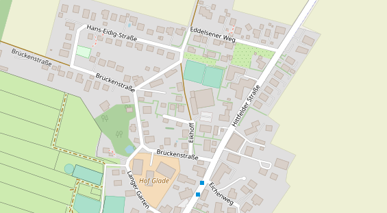 Restaurant auf Karte