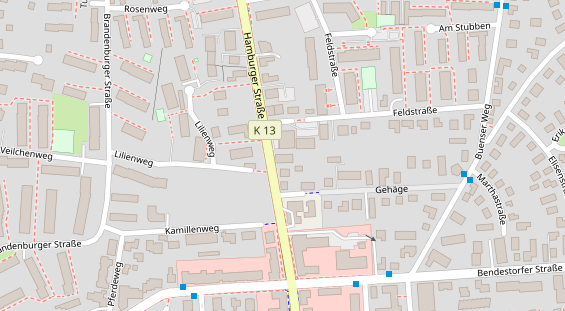 Restaurant auf Karte