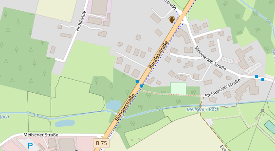 Restaurant auf Karte