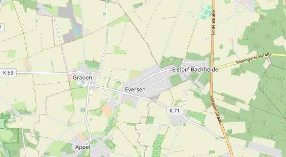 Restaurant auf Karte