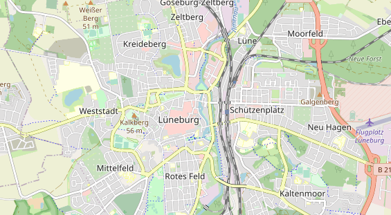 Restaurant auf Karte