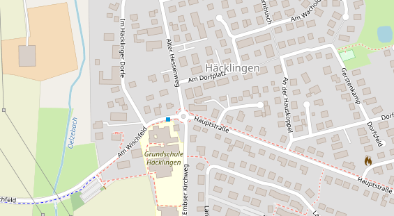 Restaurant auf Karte