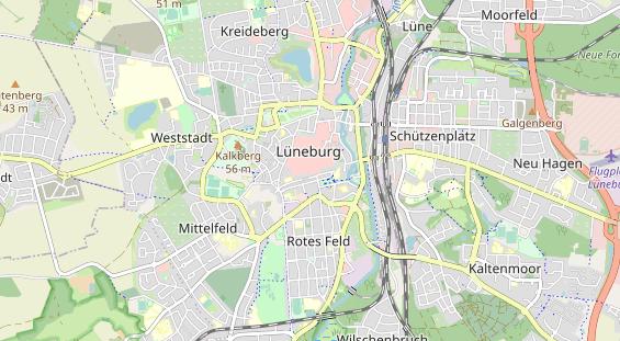 Restaurant auf Karte