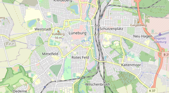 Restaurant auf Karte