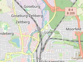 Restaurant auf Karte