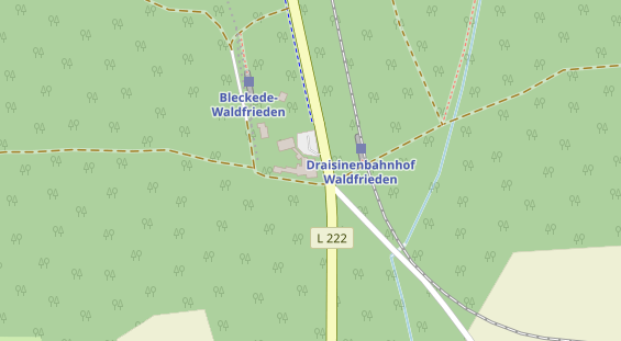 Restaurant auf Karte