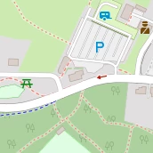 Restaurant auf Karte