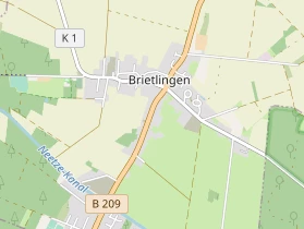 Restaurant auf Karte