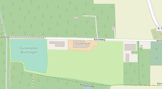 Restaurant auf Karte