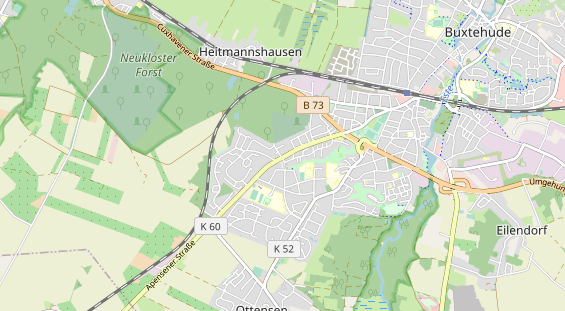 Restaurant auf Karte