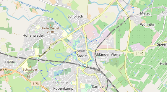 Restaurant auf Karte