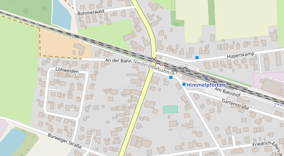 Restaurant auf Karte