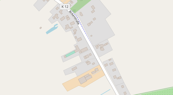 Restaurant auf Karte