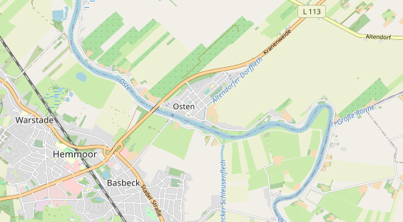 Restaurant auf Karte