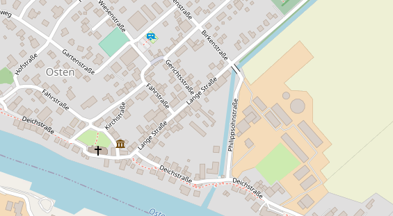 Restaurant auf Karte