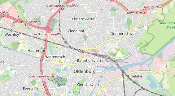 Restaurant auf Karte