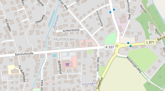 Restaurant auf Karte
