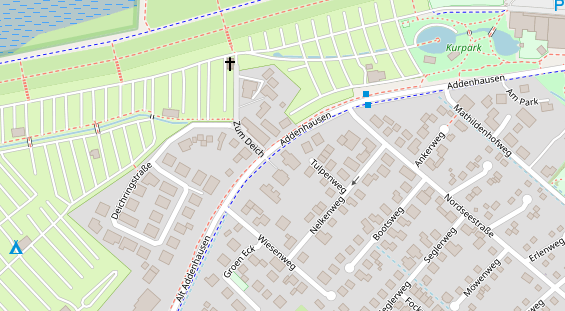 Restaurant auf Karte