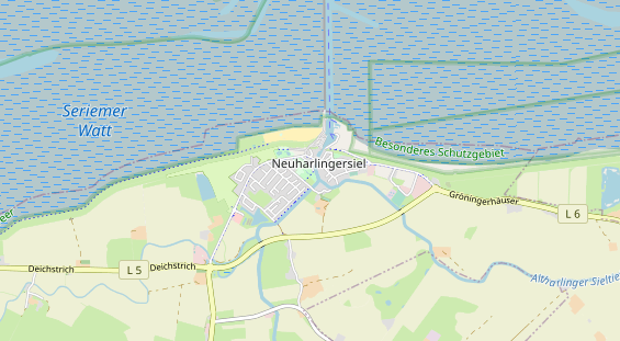 Restaurant auf Karte