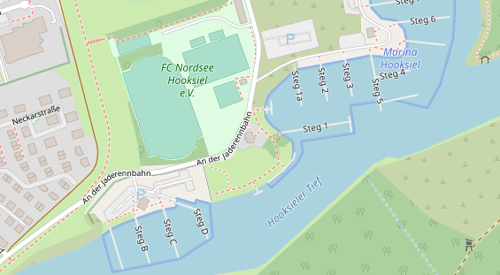 Restaurant auf Karte