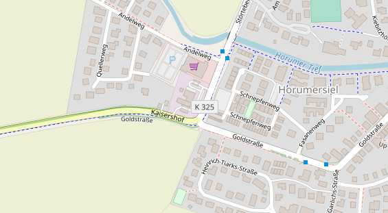 Restaurant auf Karte