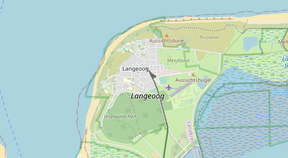 Restaurant auf Karte