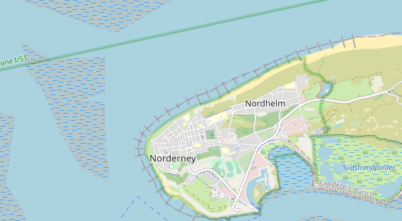 Restaurant auf Karte