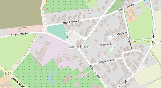 Restaurant auf Karte