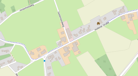Restaurant auf Karte