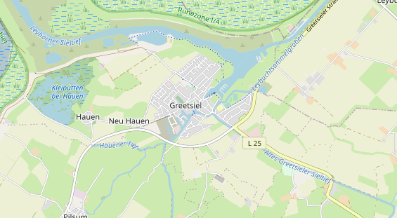 Restaurant auf Karte