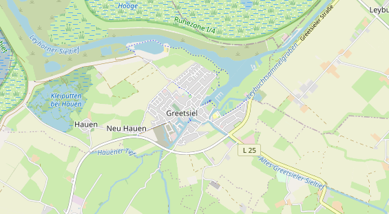 Restaurant auf Karte