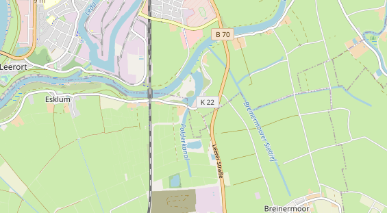 Restaurant auf Karte