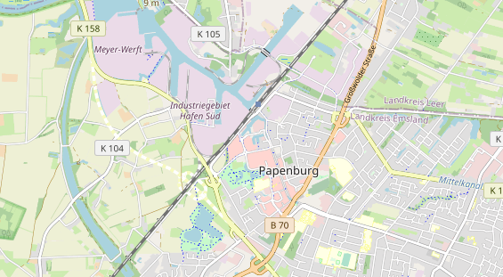 Restaurant auf Karte