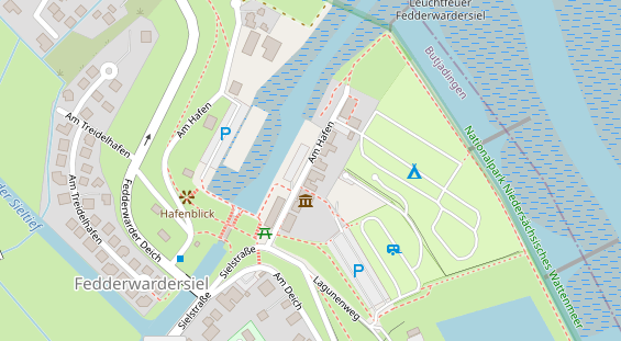 Restaurant auf Karte